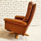 Mid Century Modern Scandinavian Leather Armchair