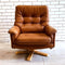 Mid Century Modern Scandinavian Leather Armchair