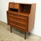 Mid Century Modern Teak Secretaire