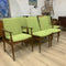 Mid Century Parker Dining Chairs Set 6 - Fully Restored & Upholstered