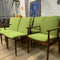 Mid Century Parker Dining Chairs Set 6 - Fully Restored & Upholstered
