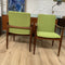 Mid Century Parker Dining Chairs Set 6 - Fully Restored & Upholstered