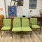Mid Century Parker Dining Chairs Set 6 - Fully Restored & Upholstered
