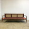 Mid Century Parker Rattan Back Sofa 3 Seater Lounge