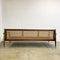 Mid Century Parker Rattan Back Sofa 3 Seater Lounge
