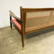 Mid Century Parker Rattan Back Sofa 3 Seater Lounge