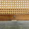 Mid Century Parker Rattan Back Sofa 3 Seater Lounge