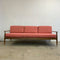 Mid Century Parker Rattan Back Sofa 3 Seater Lounge