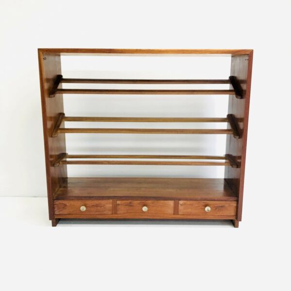 Mid Century Teak Shoe Rack