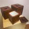 Mid Century Teak Storage Canisters