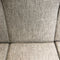 Mid Century Modern Teak Rattan Reupholstered 3 Seater Lounge Sofa