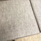 Mid Century Modern Teak Rattan Reupholstered 3 Seater Lounge Sofa