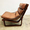 Mid Century Tessa T4 Leather Armchair & Footstool