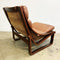 Mid Century Tessa T4 Leather Armchair & Footstool
