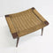 Mid Century Woven Cord Stool