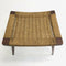 Mid Century Woven Cord Stool