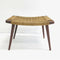 Mid Century Woven Cord Stool