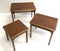 Nest Of 3 Teak And Blackwood Mid Century Side Tables By Noblett