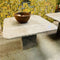 Pair Marble Coffee Tables