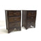 Pair Of Art Deco Oak Bedside Drawers