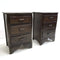 Pair Of Art Deco Oak Bedside Drawers