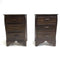 Pair Of Art Deco Oak Bedside Drawers