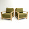 Pair Of Jimmy Possum Rattan Back Armchairs