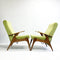 Pair Of Mid Century Fler SC 55 Armchairs