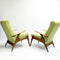 Pair Of Mid Century Fler SC 55 Armchairs