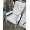 Pair of Newly Upholstered Linen French Provincial style Throne Chairs