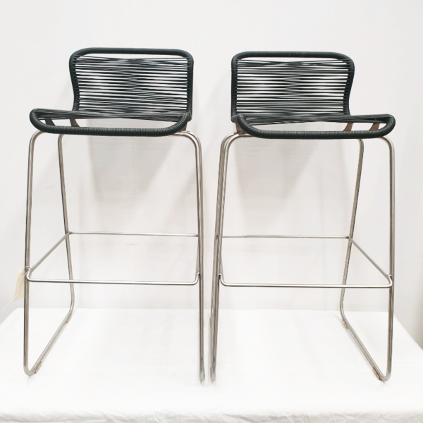 Pair of Danish Montana Verner Panton Designer Panton One Chair Bar Stools