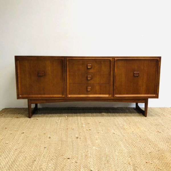 Parker Mid Century Square Handled Sideboard