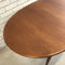 Parker Mid Century Teak Oval Dining Table Restored
