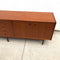 Restored Long Mid Century Teak Parker Nordic Cats Eye Sideboard