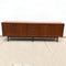 Restored Long Mid Century Teak Parker Nordic Cats Eye Sideboard