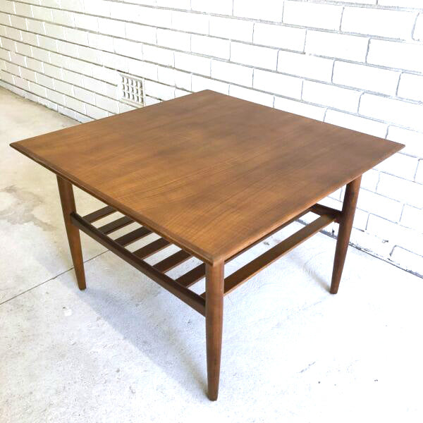 Rare Mid Century Square Parker Coffee Table Restored