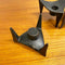 Set 4 Mid Century Brutalist Cast Iron Candle/Taper holders