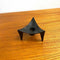 Set 4 Mid Century Brutalist Cast Iron Candle/Taper holders