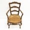 Set 8 Hand Carved Rush Seated French Provincial Style Dining Chairs