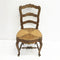 Set 8 Hand Carved Rush Seated French Provincial Style Dining Chairs