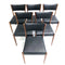 Set Of Six Mid Century Parker Dining Chairs