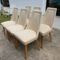 Set of Six Paul Kafka Dining Chairs, Original Upholstery