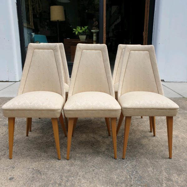 Set of Six Paul Kafka Dining Chairs