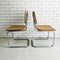 Set of 6 1980s ‘Cesca’ Style Rattan Cantilever Dining Chairs