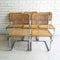Set of 6 1980s ‘Cesca’ Style Rattan Cantilever Dining Chairs