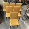 Six Mid Century Parker Slab Back Dining Chairs