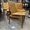 Six Mid Century Parker Slab Back Dining Chairs
