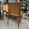 Six Mid Century Parker Slab Back Dining Chairs