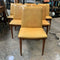Six Mid Century Parker Slab Back Dining Chairs