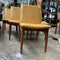 Six Mid Century Parker Slab Back Dining Chairs